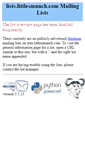Mobile Screenshot of lists.littlesmunch.com